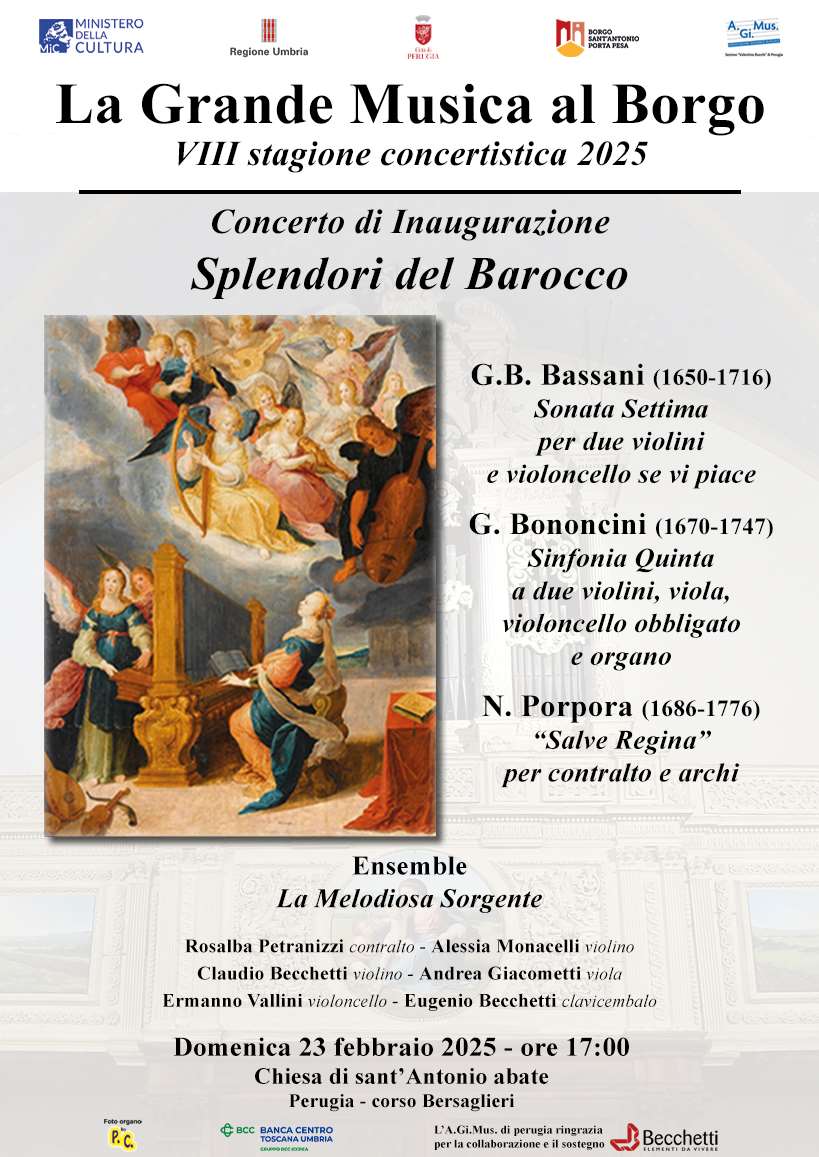 Poster La Grande Musica al Borgo 2025